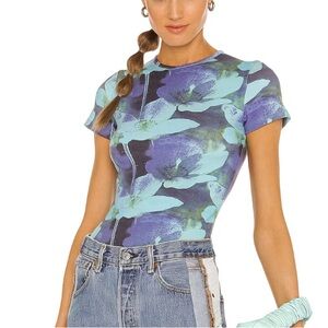 Miaou Floral Print Tee